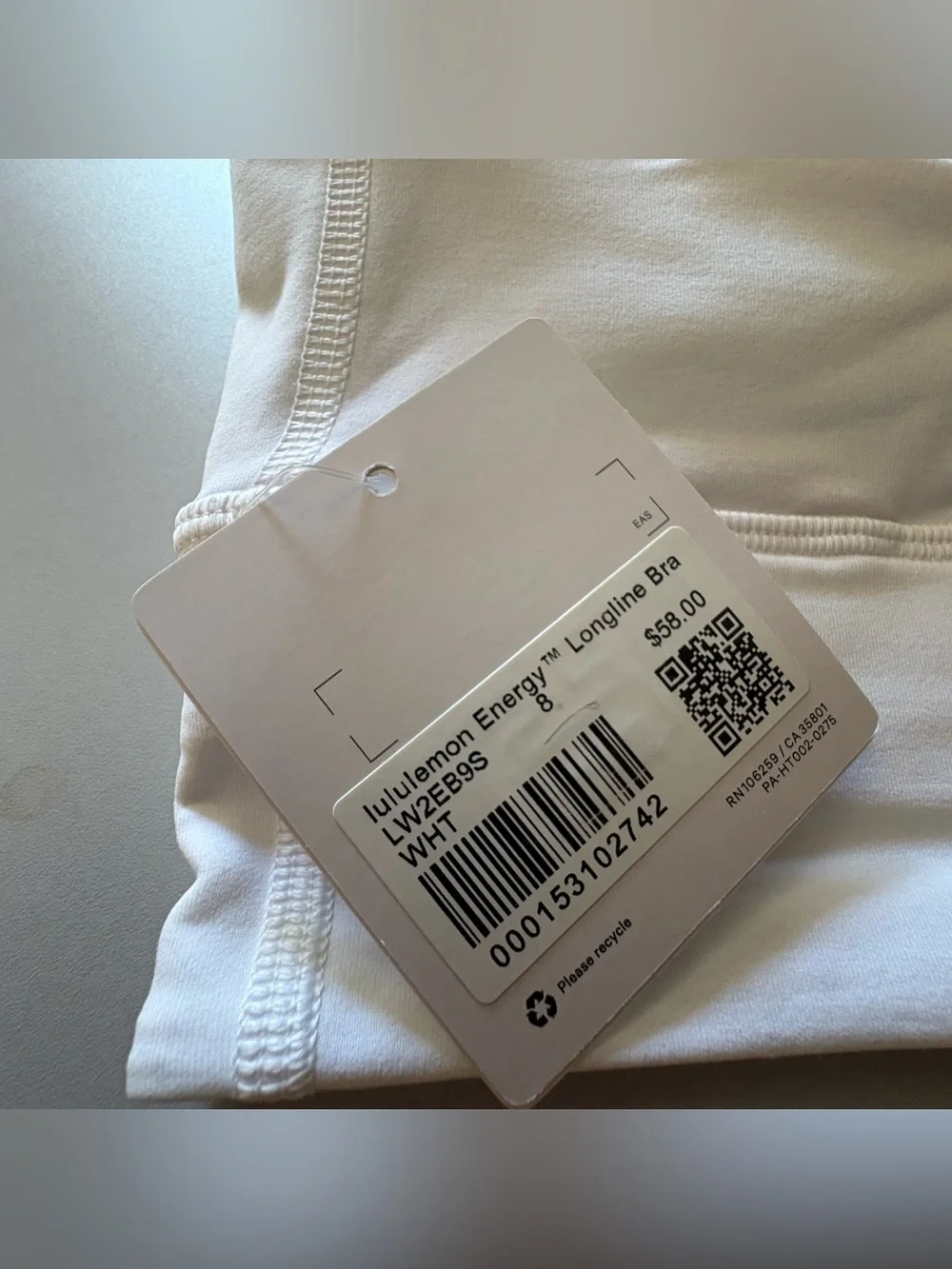 lululemon athletica ultralu square neck bra B/C